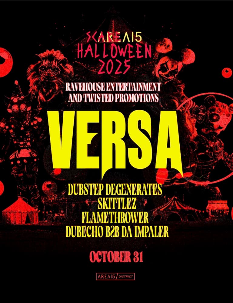 Rave House past show flyer